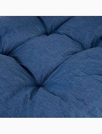 Coussin palette dossier en polyester 120x40x15 cm