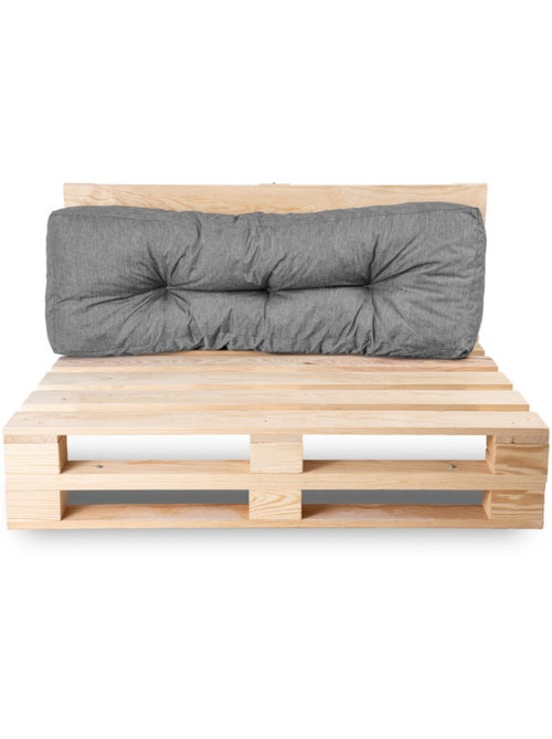 Coussin palette dossier en polyester 120x40x15 cm - Kiabi Coussin palette dossier en polyester 120x40x15 cm - Kiabi
