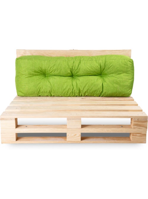 Coussin palette dossier en polyester 120x40x15 cm - Kiabi Coussin palette dossier en polyester 120x40x15 cm - Kiabi