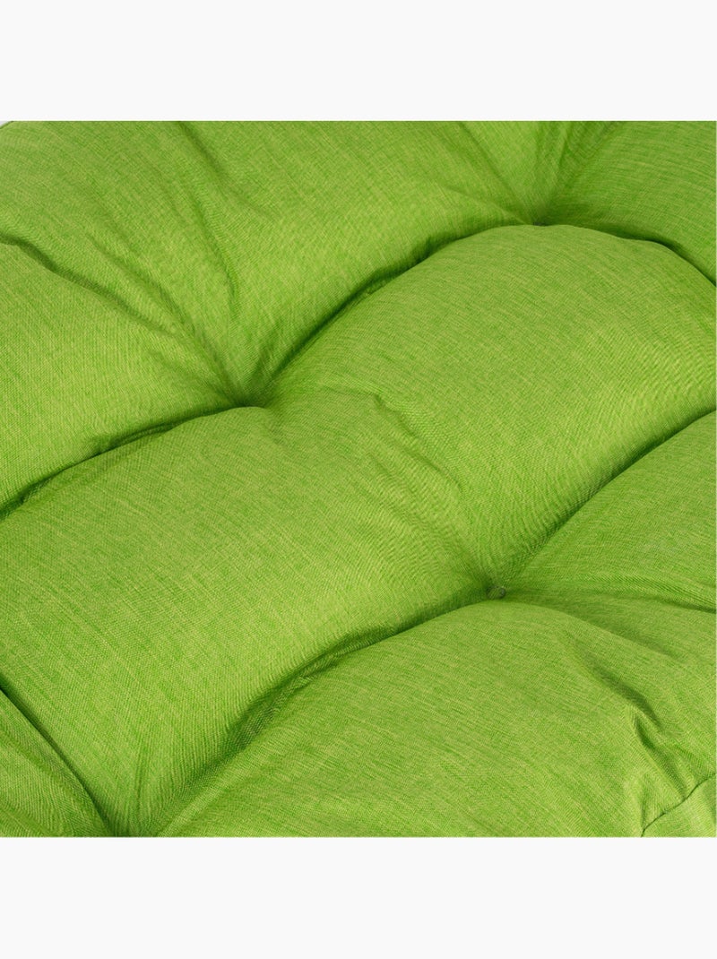 Coussin palette dossier en polyester 120x40x15 cm Vert - Kiabi