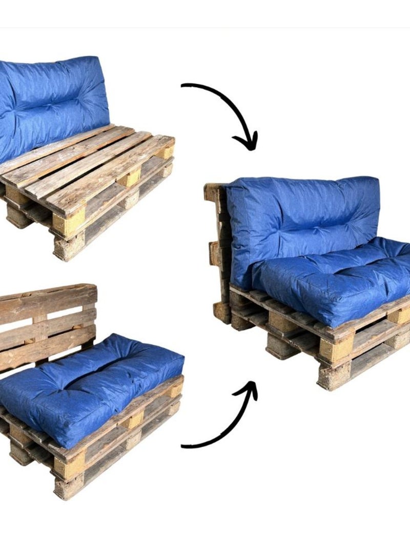 Coussin Palette en polyester - Bananair Bleu - Kiabi