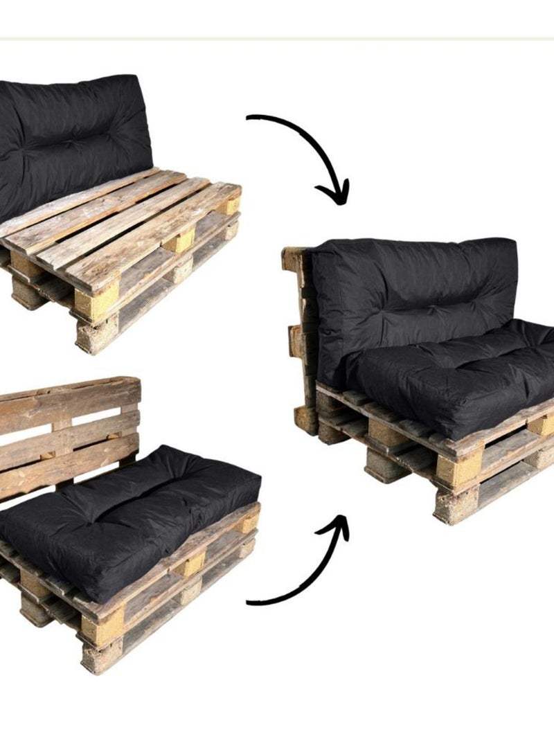 Coussin Palette en polyester - Bananair Noir - Kiabi