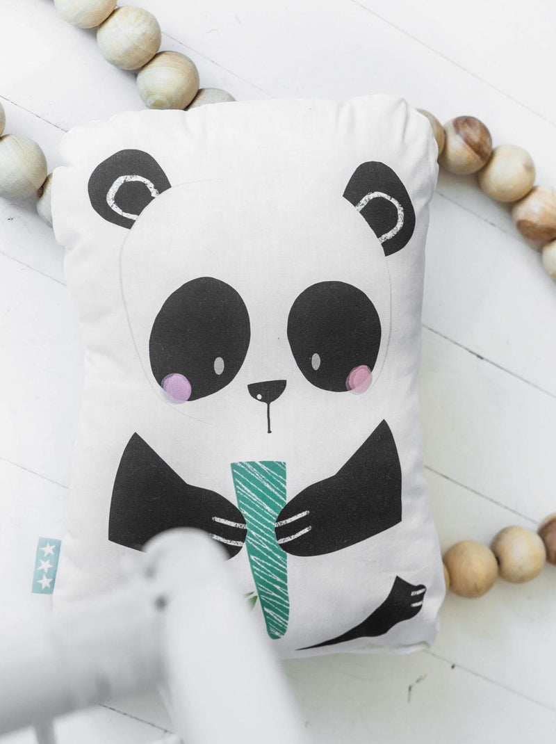 Coussin Panda garden "Happyfriday" Blanc - Kiabi