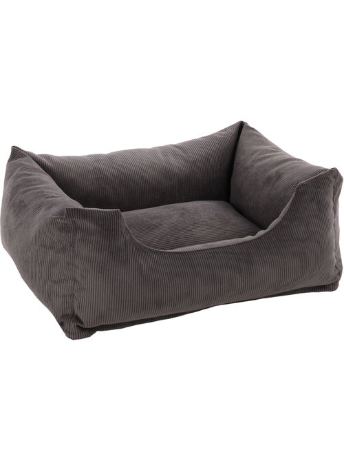 Coussin panier côtelé Rectangle - Kiabi