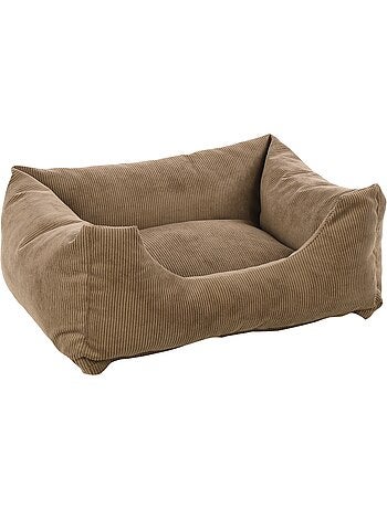 Coussin panier côtelé rectangle