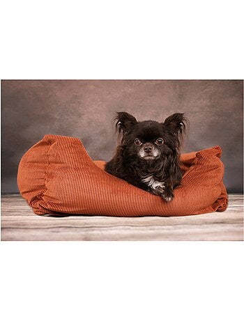 Coussin panier côtelé Rectangle