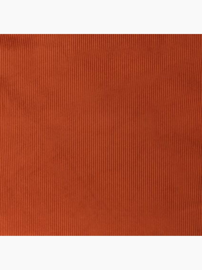 Coussin panier côtelé Rectangle Orange - Kiabi