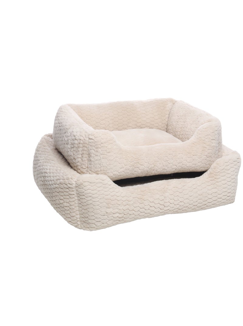 Coussin panier pour chien ou chat Naya Beige - Kiabi