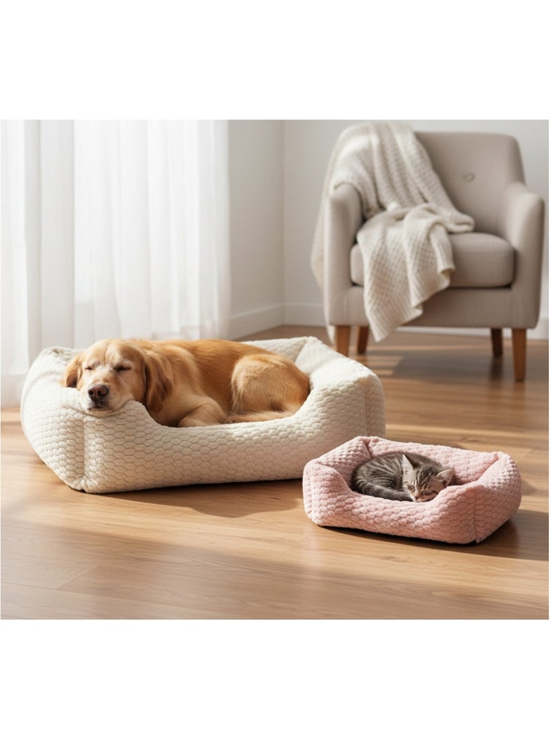 Coussin panier pour chien ou chat Naya Beige - Kiabi