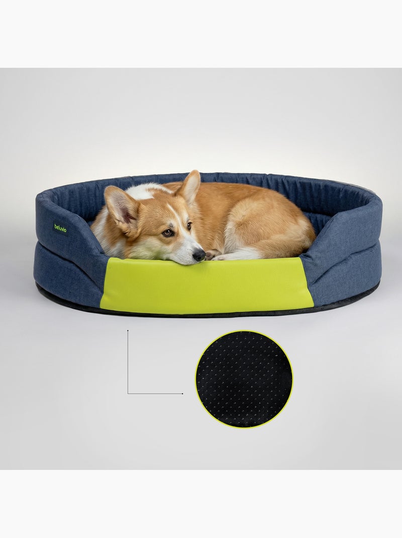 Coussin panier pour chien PELUVIO Arita - Antidérapant Bleu - Kiabi