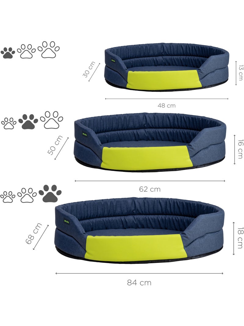 Coussin panier pour chien PELUVIO Arita - Antidérapant Bleu - Kiabi