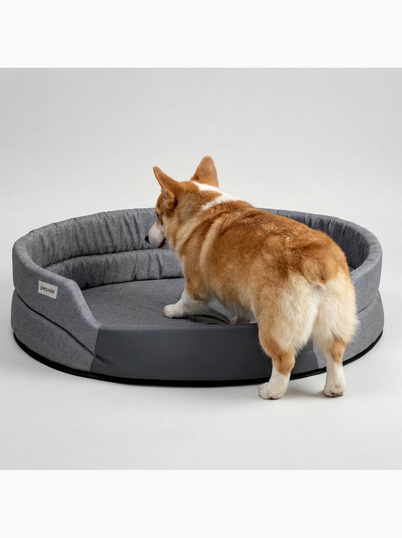Coussin panier pour chien PELUVIO Arita - Antidérapant Gris - Kiabi