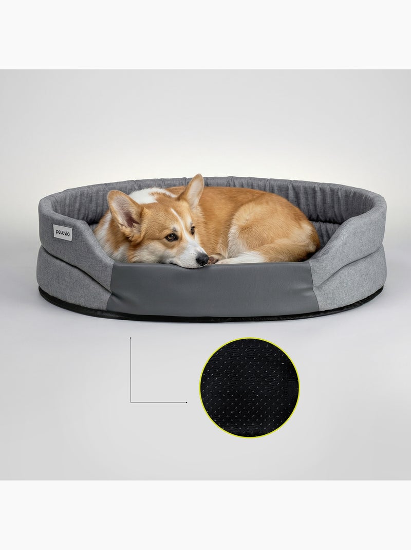 Coussin panier pour chien PELUVIO Arita - Antidérapant Gris - Kiabi