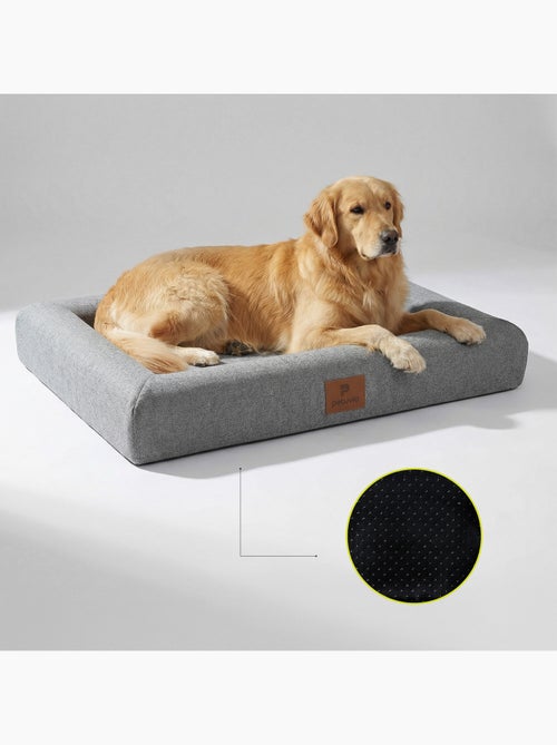 Coussin panier pour chien PELUVIO Kibi - Antidérapant - Mousse à mémoire de forme - Kiabi