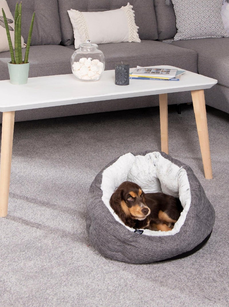 Coussin panier rond cocoon Gris - Kiabi