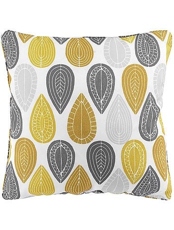 Coussin Passepoil 40 x 40 cm Palpito jaune