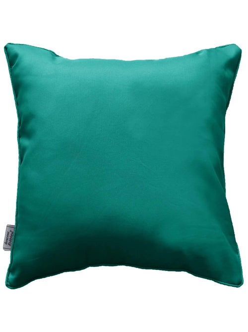 Coussin passepoil 60 cm Emeraude - Kiabi