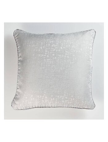 Coussin Passepoil Adamo Jacquard Noir 60 x 60 cm