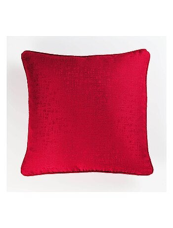 Coussin Passepoil Adamo Jacquard Noir 60 x 60 cm