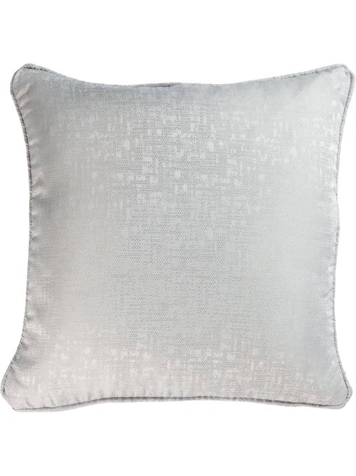 Coussin passepoil adamo jacquard gris 60 x 60 cm - Kiabi