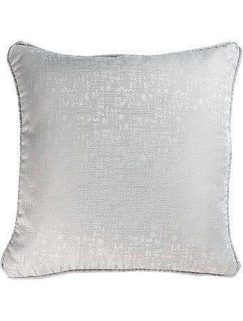 Coussin Passepoil Adamo Jacquard Gris 60 x 60 cm