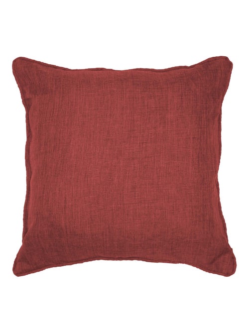 Coussin passepoil Collection Chambray Uni Newtons - Kiabi