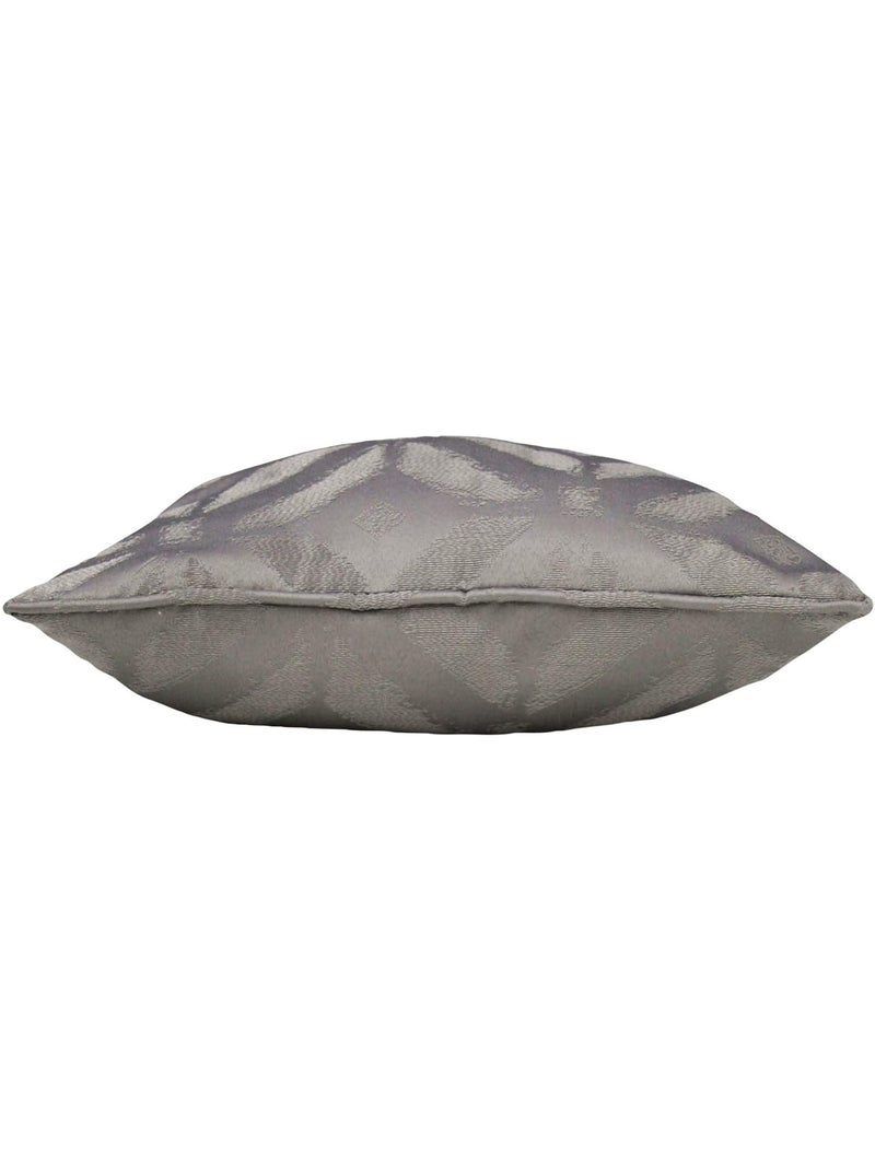 Coussin passepoil jacquard Majestic Taupe - Kiabi