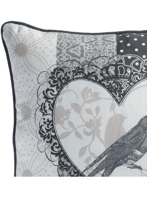 Coussin passepoil Love Bird - Kiabi Coussin passepoil Love Bird - Kiabi