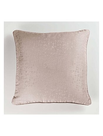 Coussin Passepoil Adamo Jacquard Noir 60 x 60 cm