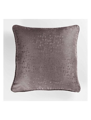 Coussin Passepoil Adamo Jacquard Noir 60 x 60 cm