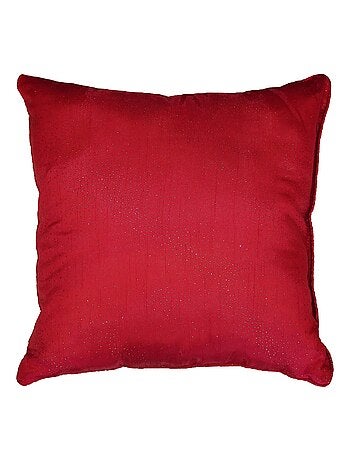 Coussin Passepoil polyester Collection Shantung Applique Scintille