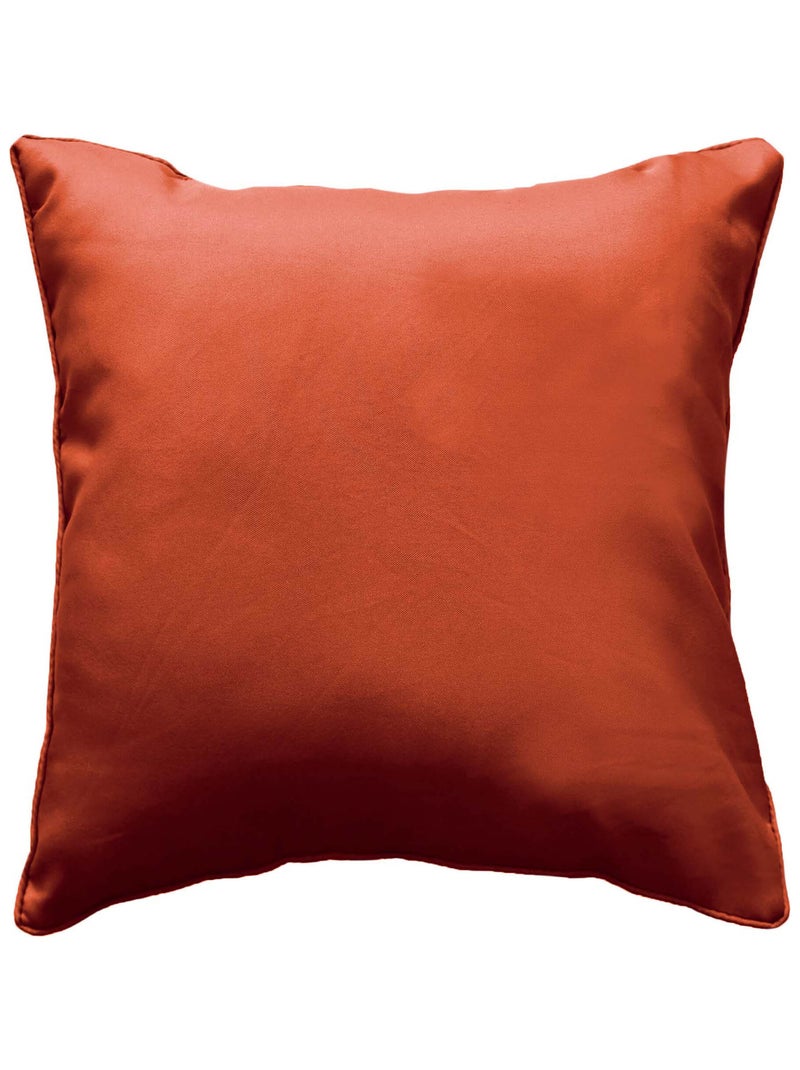 Coussin Passepoil uni Essentiel Top couleur Marron - Kiabi