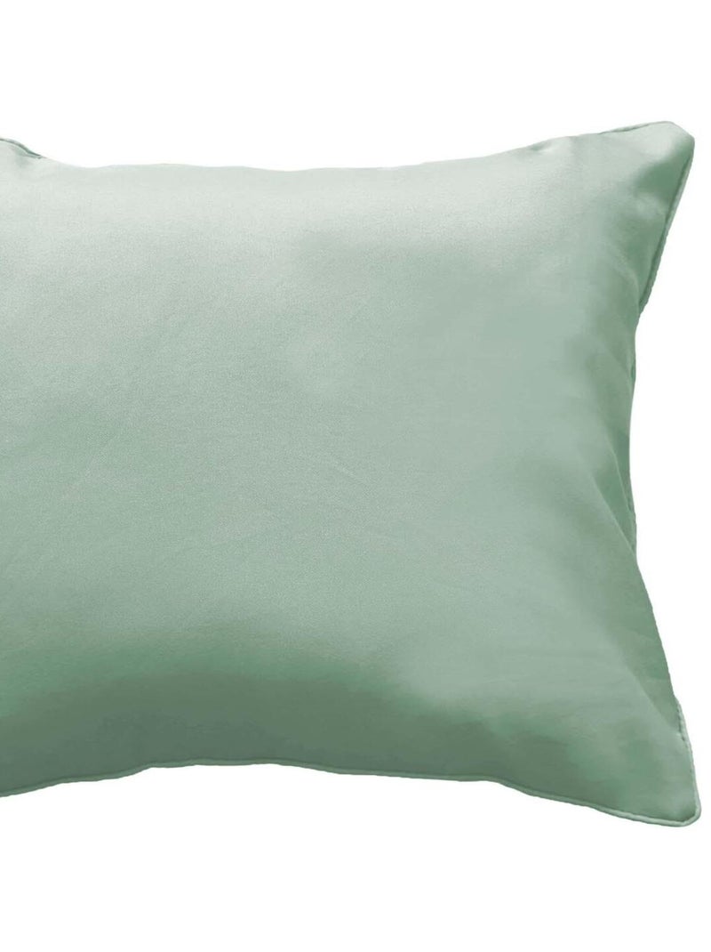 Coussin Passepoil uni Essentiel Top couleur Vert olive - Kiabi