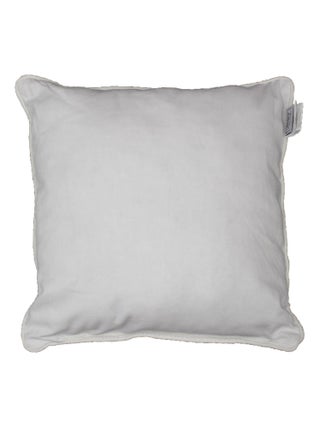 Coussin Passepoil Uni Panama Blanc 40 x 40 cm