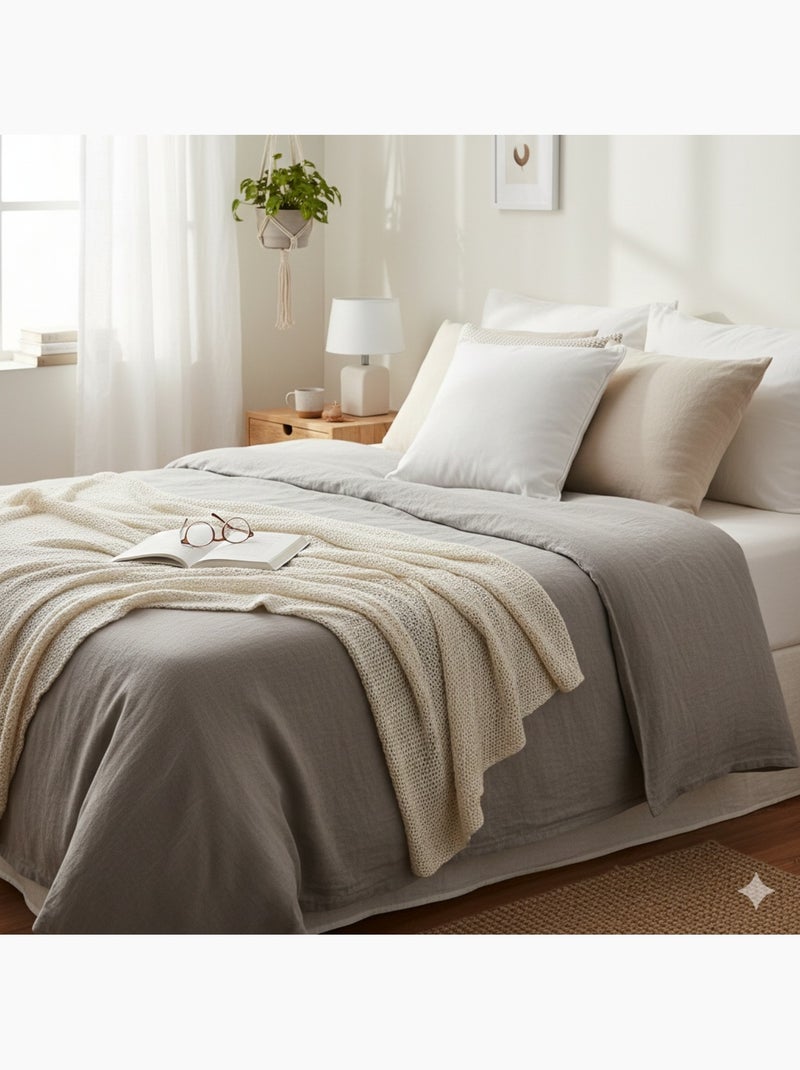 Coussin Passepoil Uni Panama Blanc 40 x 40 cm Blanc - Kiabi