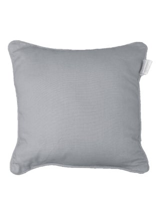 Coussin Passepoil Uni Panama Gris 60 x 60 cm