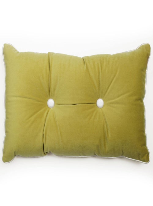 Coussin Passepoil velours uni Collection Energy - Kiabi Coussin Passepoil velours uni Collection Energy - Kiabi