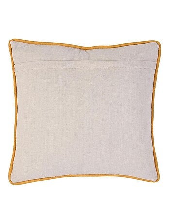 Coussin patchwork déhoussable 40x40 cm