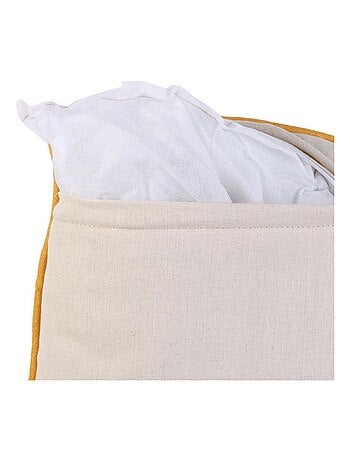 Coussin patchwork déhoussable 40x40 cm