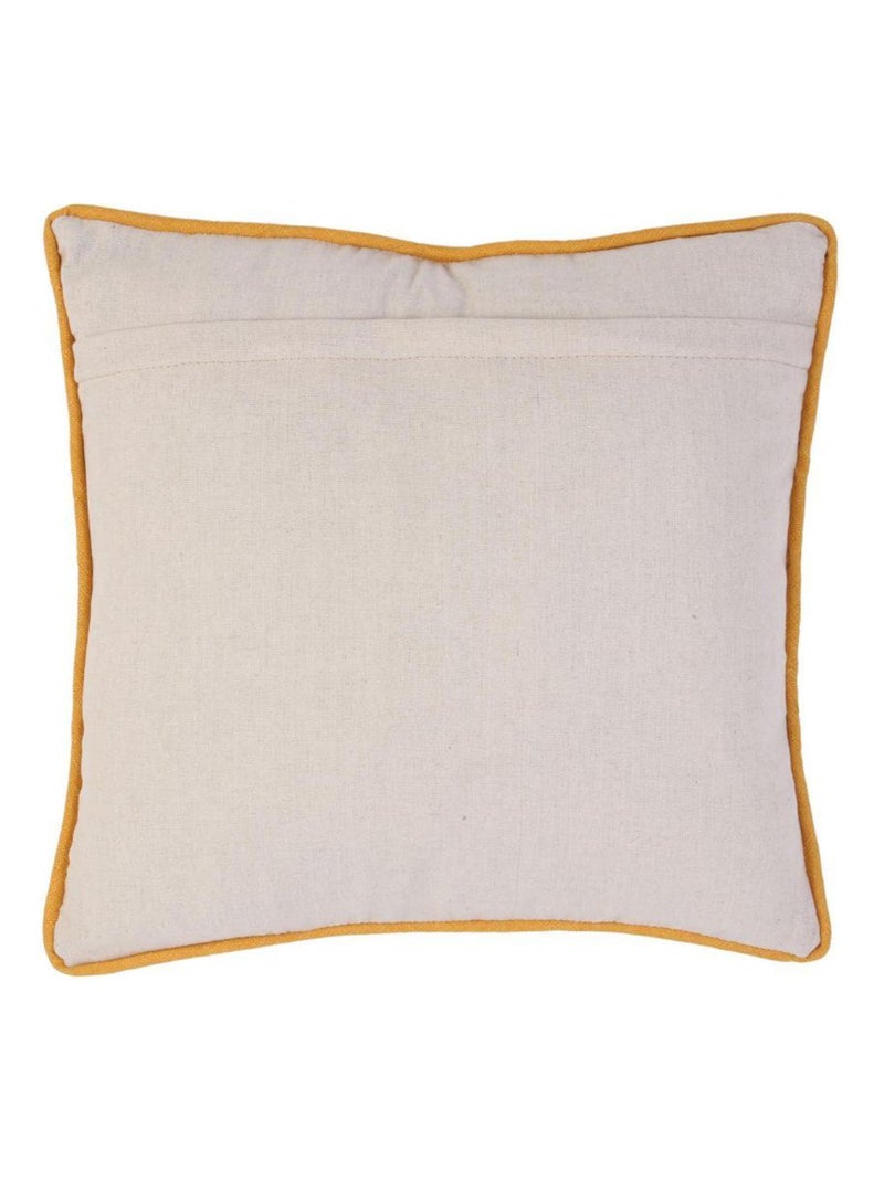 Coussin patchwork déhoussable 40x40 cm Multicolore - Kiabi