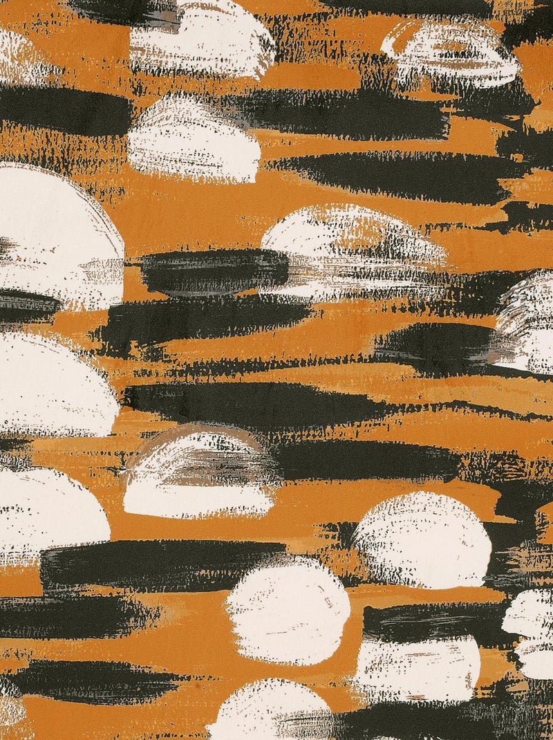 Coussin Paysage Abstrait Jaune - Kiabi