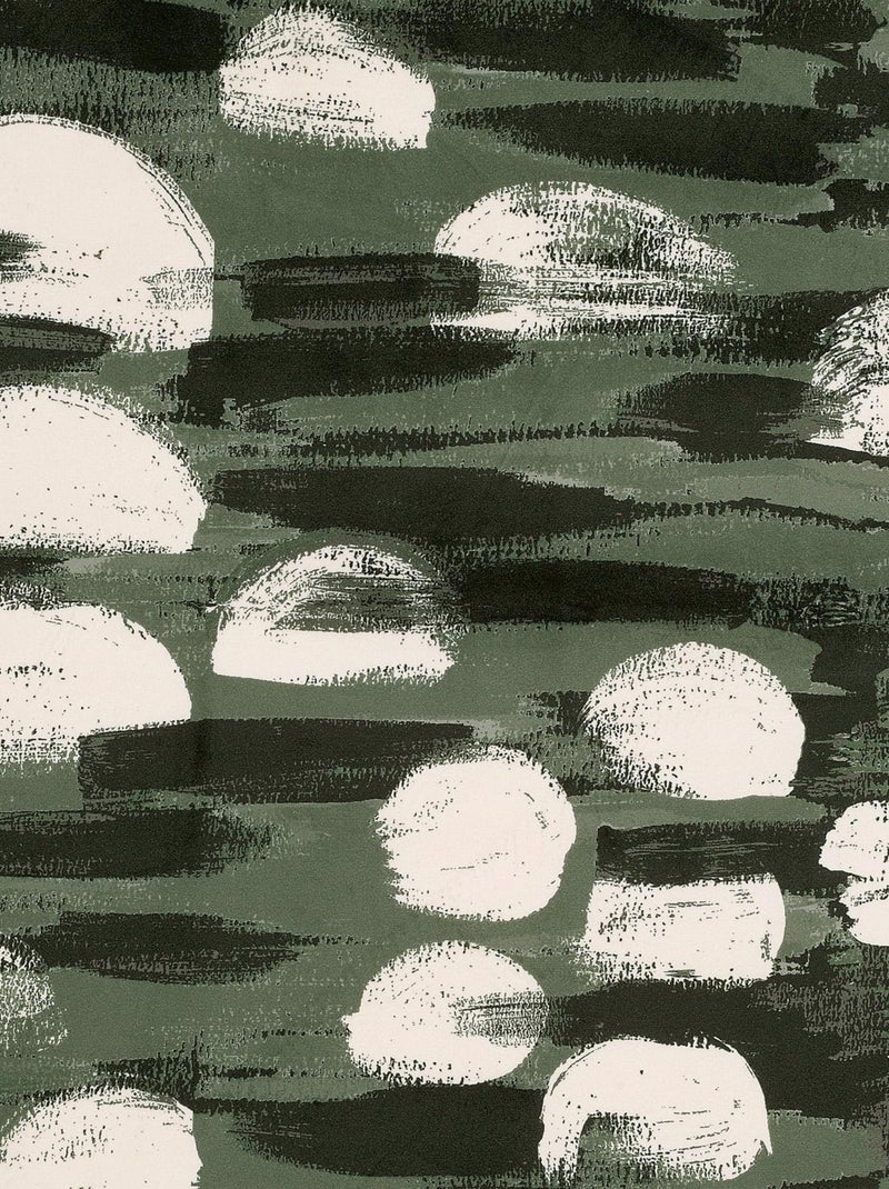 Coussin Paysage Abstrait Vert - Kiabi
