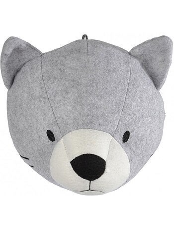Coussin peluche chat