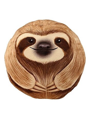 Coussin Peluche Paresseux joyeux