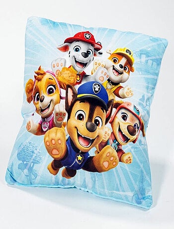 Coussin Peluche Pat Patrouille Enfant Décoratif 35x35 cm
