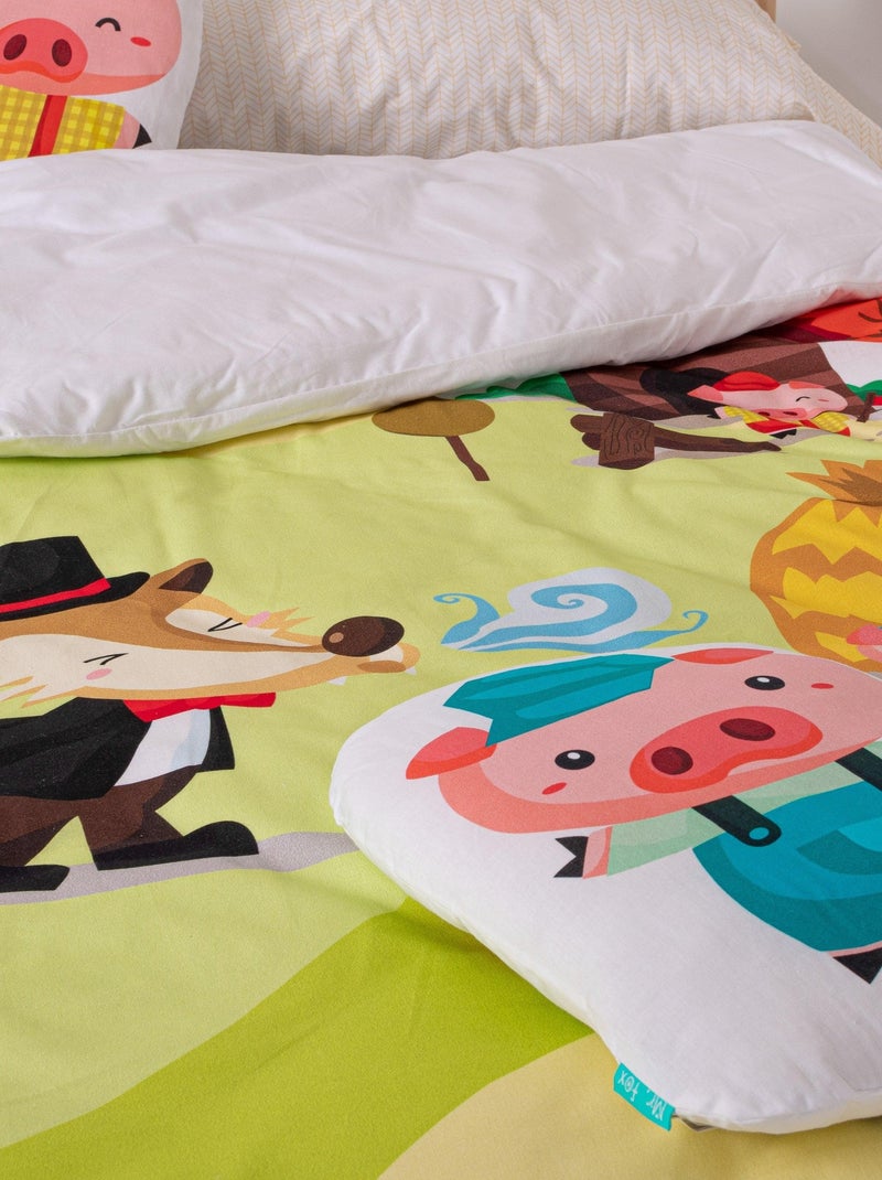 Coussin Piggys "Happyfriday" Blanc - Kiabi