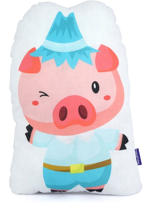 Coussin Piggys "Happyfriday" - Kiabi