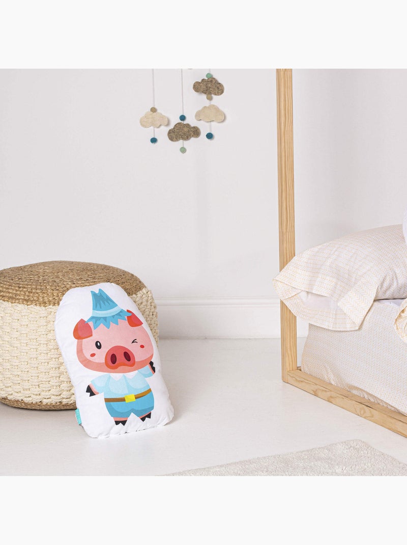 Coussin Piggys "Happyfriday" Multicolore - Kiabi