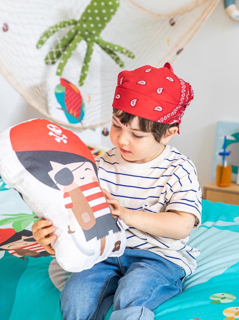 Coussin Pirata "Happyfriday" Blanc - Kiabi