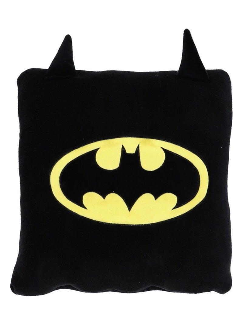 Coussin Plaid 2 en 1 Batman DC Comics 140x100 cm - 100% Polyester Noir - Kiabi